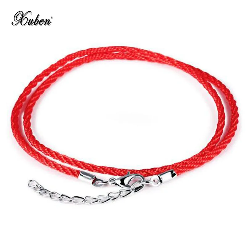 Lucky Red Rope ручной вязки красное Ожерелье Веревка Benming год безопасности подвеска со