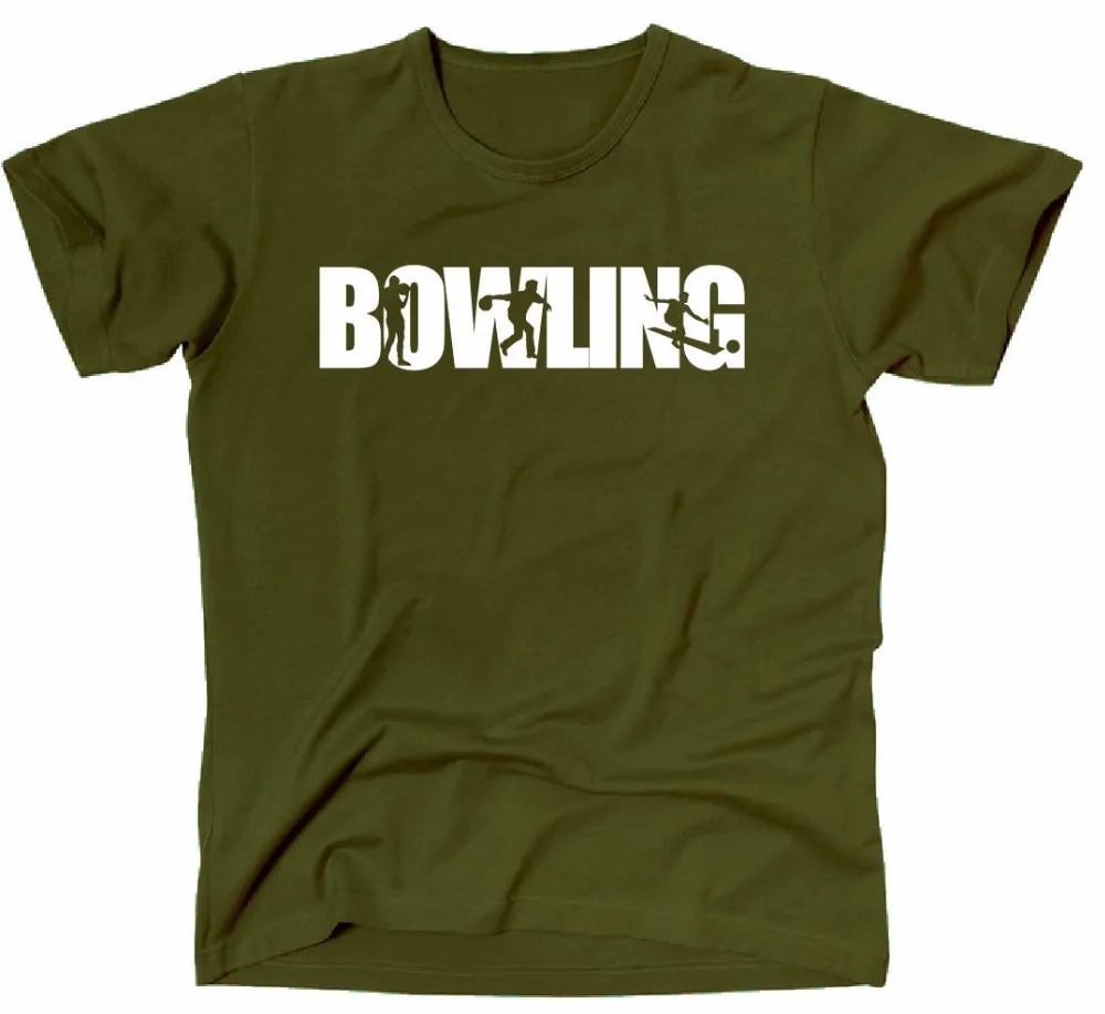 

2019 New Latest O-Neck Sunlight Men T-Shirt Bowler Pins Schrift Sportser Funny Clothing Casual Short Sleeve T-Shirts