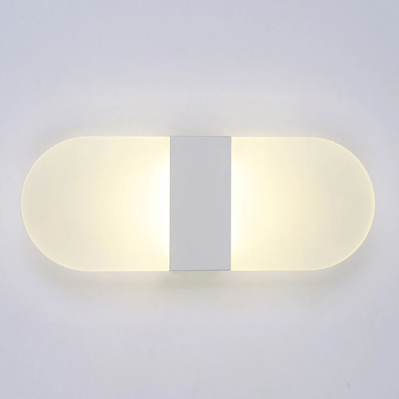 3 Вт 6 12 18 круглая угловая акриловая светодиодный настенный светильник Luminaria AC85 265V