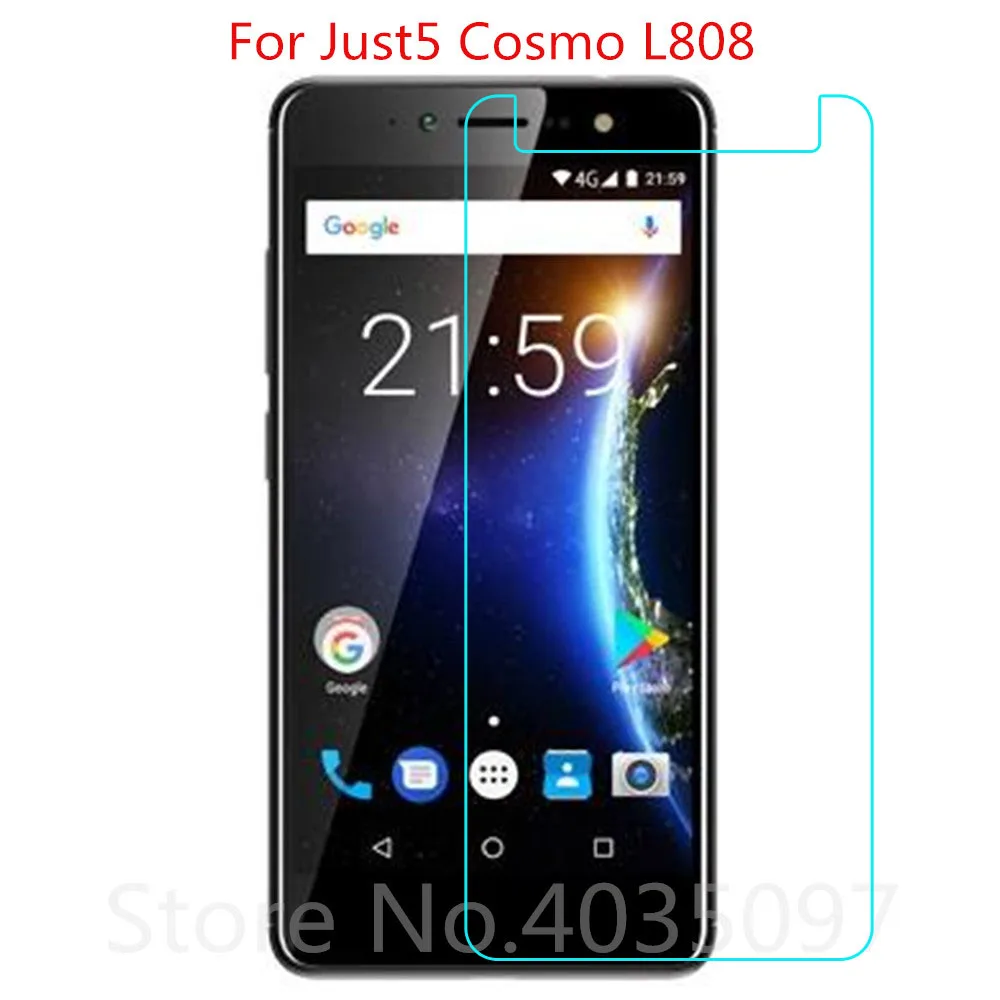 2.5D 9H для Just5 Cosmo L808 Закаленное стекло Защитная стеклянная пленка Взрывозащищенная