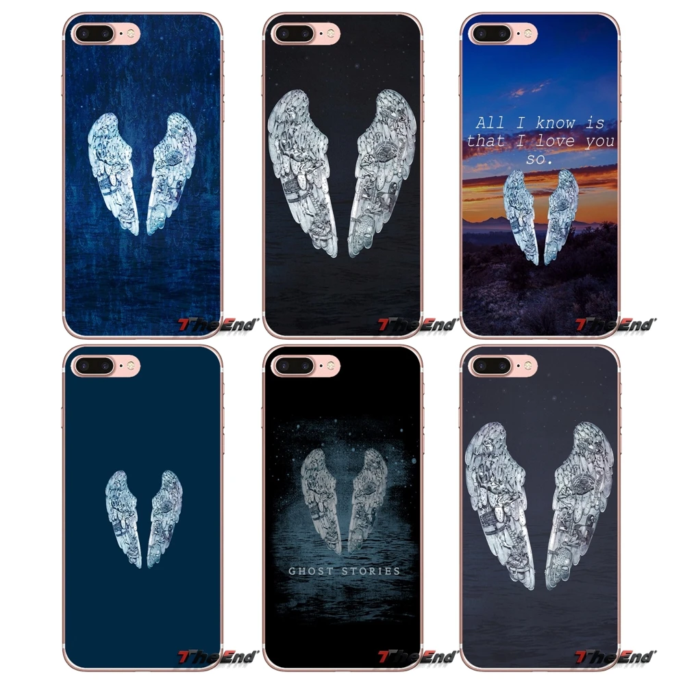 Чехол для Samsung Galaxy S3 S4 S5 MINI S6 S7 edge S8 Plus Note 2 3 4 5 Grand Core Prime ghost stories coldplay light Wings |