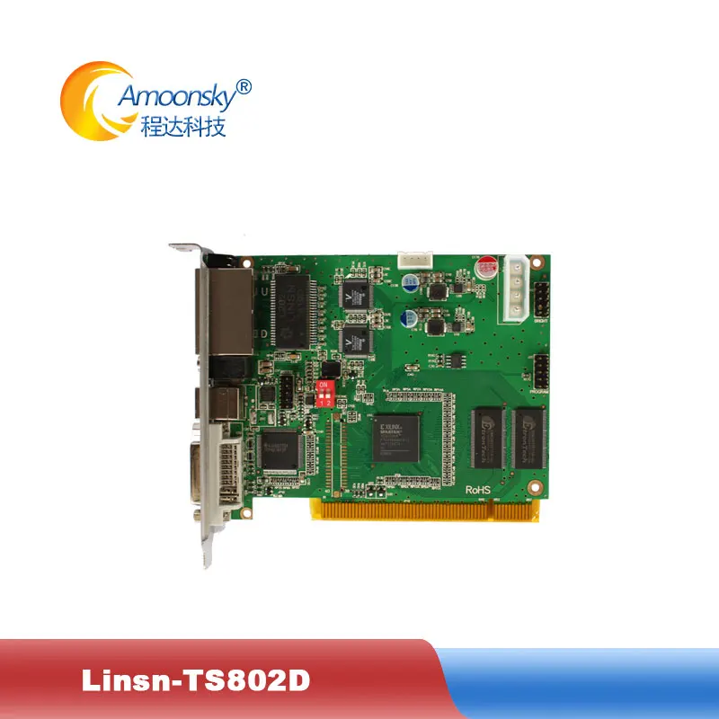 Лучшая продажа LINSN отправка карты TS802D для полноцветного видео светодиодный