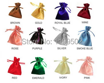 Высокое качество атлас шнурком мешок ювелирных изделий для подарка браслет
