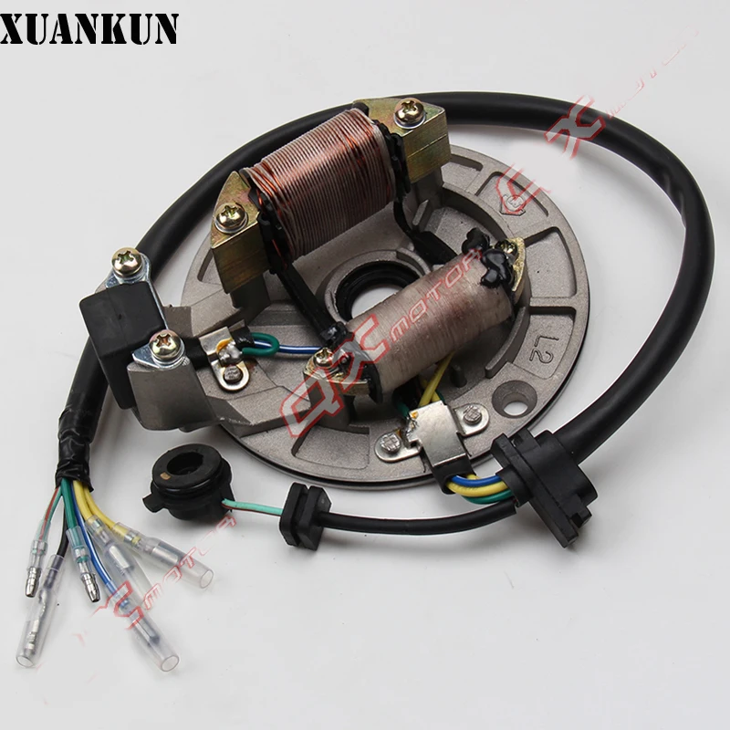 XUANKUN Lf lying 125 Engine Magnet Motor Coil Assembly Foot Start Rotor | Автомобили и мотоциклы