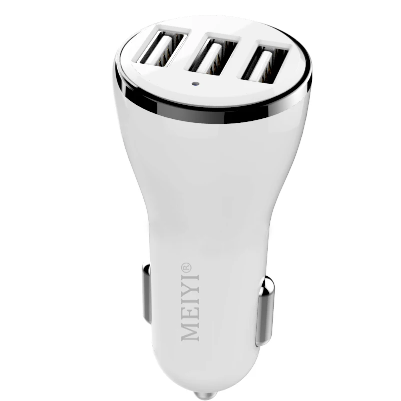 universal Meiyi C18 с 3 портами(стандарт Выход автомобиля Зарядное устройство 2.4A max(реальный) Быстрая зарядка для Iphone 6s 6 plus для samsung S6 S5 S4 мобильных телефонов планшетов - Тип штекера: universal