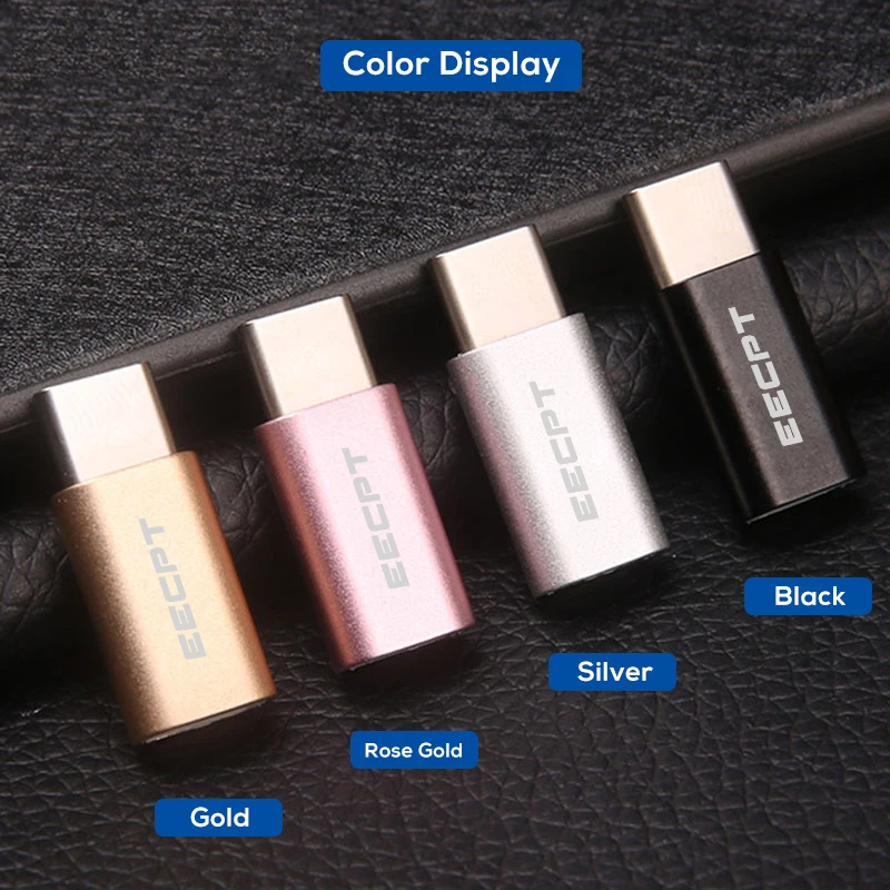 EECPT 10 упаковок OTG Type C адаптер USB к Micro кабель Коннектор для Macbook Samsung S9 S8 Huawei P20