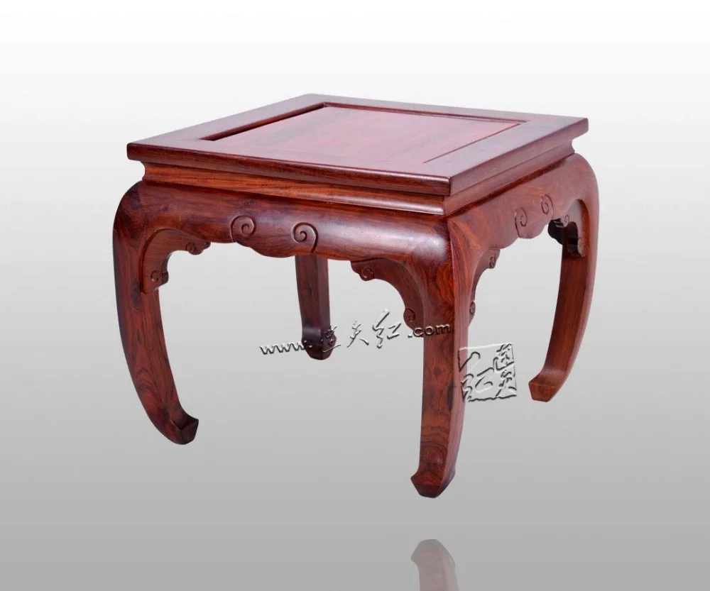 Китайская антикварная мебель Из бирманского розового дерева квадратная