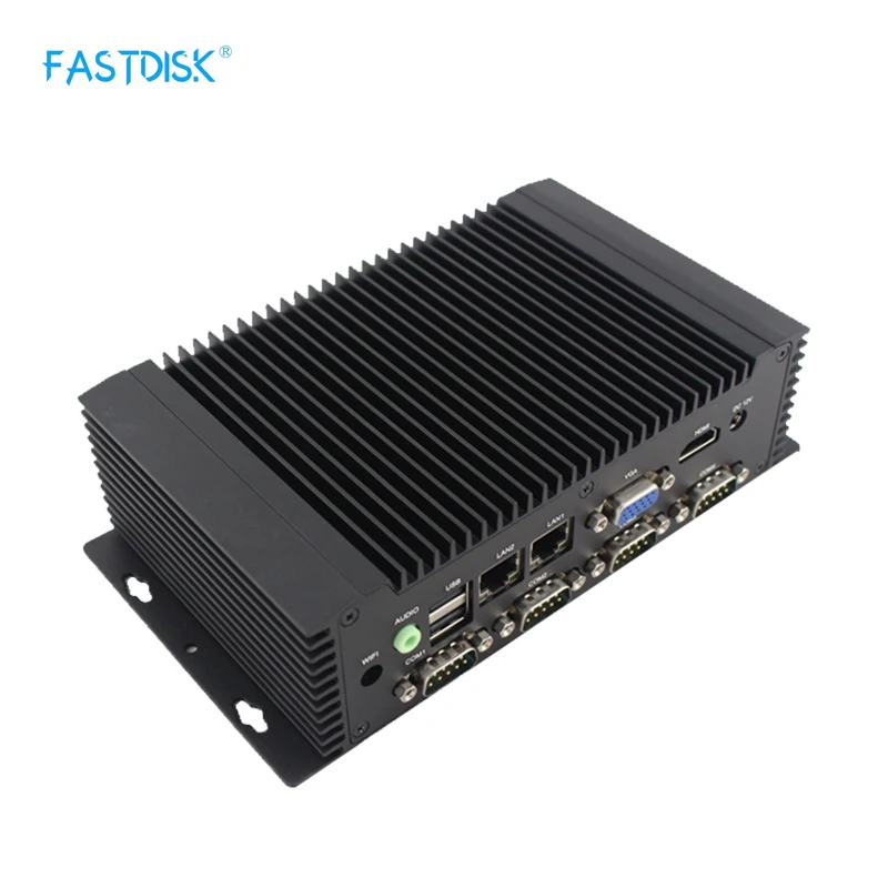 FASTDISK Industrial Business implant advertising style Mini PC Computer with 6 com support msata 2.5inch ssd hdd | Компьютеры и офис