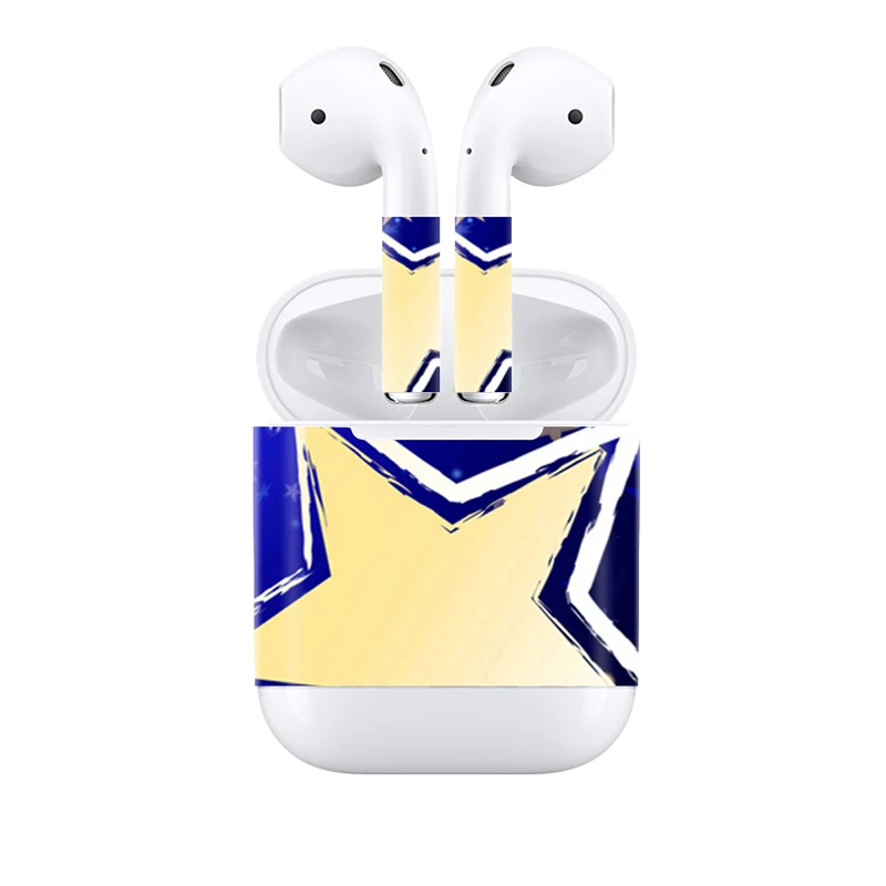 Наклейки с леопардовым принтом для AirPods силиконовый чехол защитная пленка |