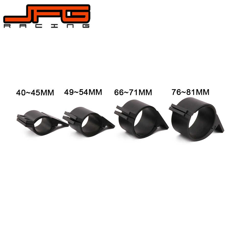 

40-81MM Universal Black Bull Bar Bumper Brackets HID LED Spotlight Work Light Offroad Bar Mounting For Drit Bike Motorcycle
