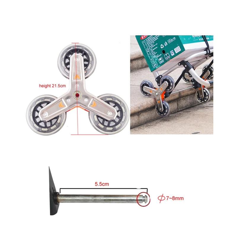 2Pcs/Set Shopping Cart Trolley Caster Luggage Suitcase Roller Replacement Wheel Pulley Sliding Roller Wheel Accessories