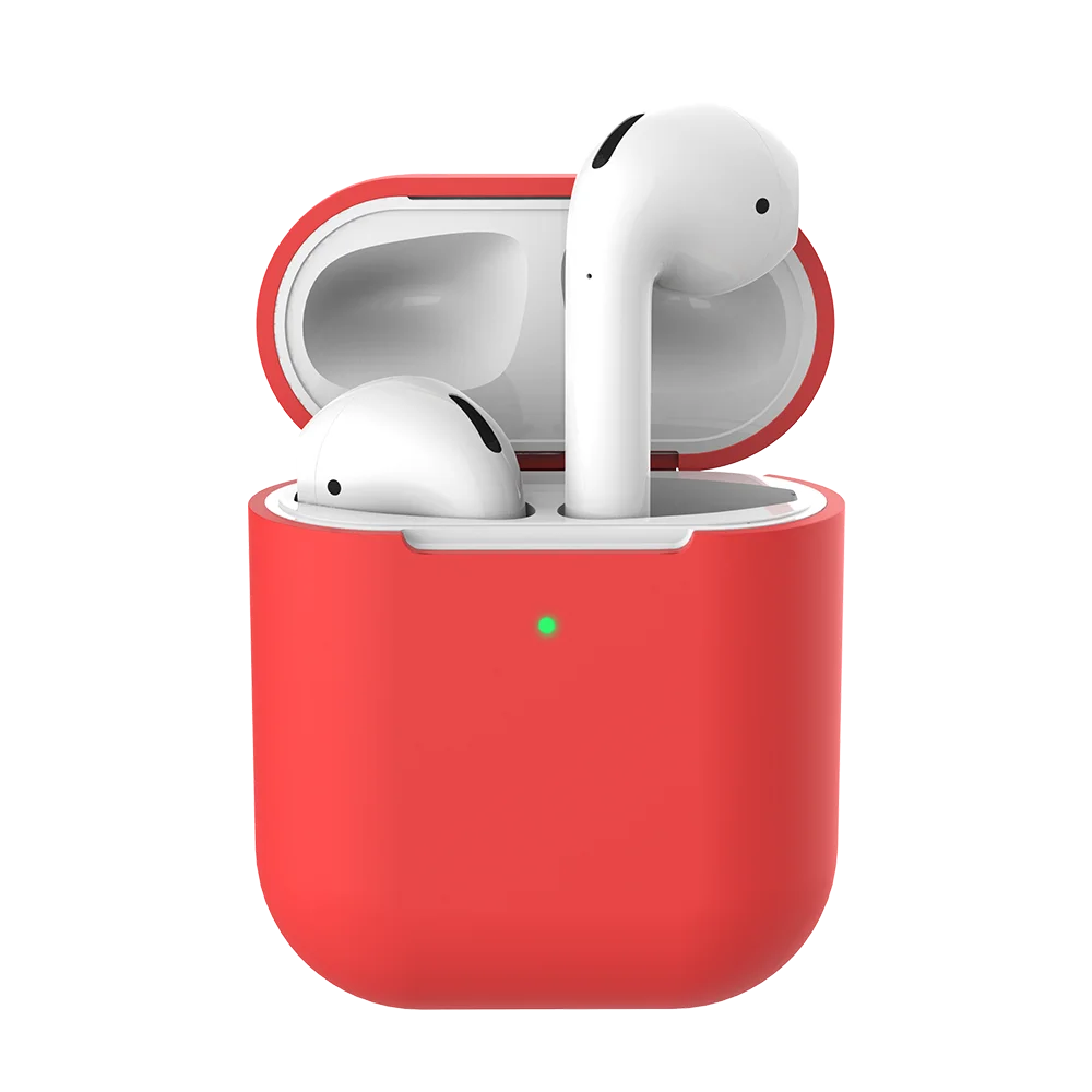 04 Мягкий силиконовый чехол для Apple Airpods 2 ударопрочный наушник защитный чехол Крышка водостойкая гарнитура аксессуары - Цвет: 04