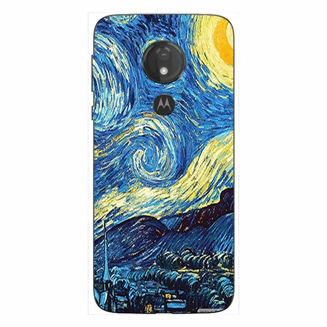 Мягкие силиконовые чехлы для Motorola Moto G7 Play защитный чехол из ТПУ с принтом G 7 Plus Power