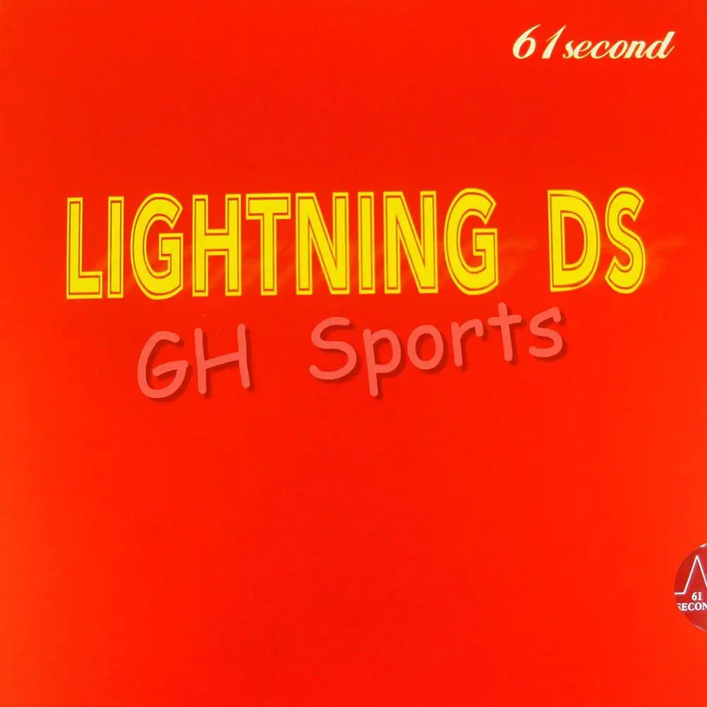 61 second Lightning DS NON-TACKY Pips-в настольный теннис пинг-понг резиновый с губкой для combe ракетки для пинг-понга