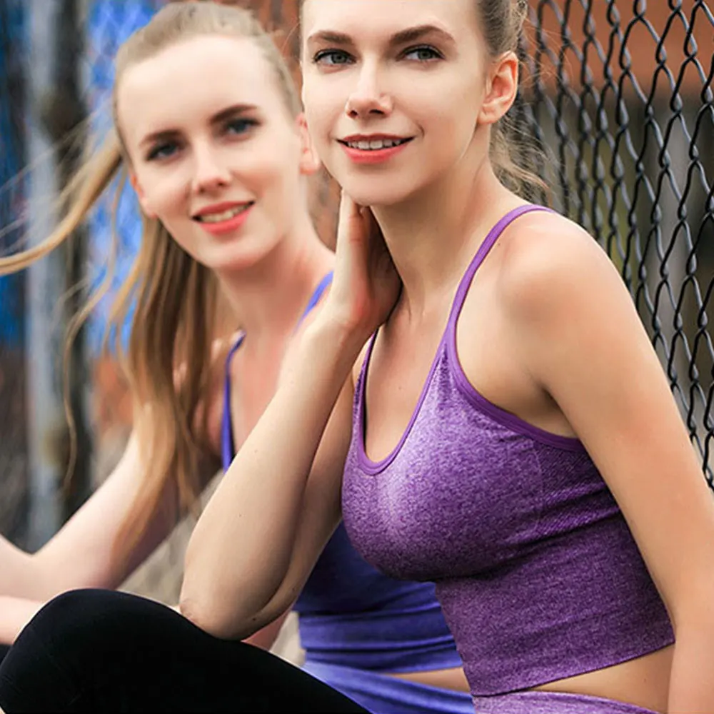 ALBREDA Для женщин бюстгальтер для тренировок yoga Костюмы девушка сна тренировочное