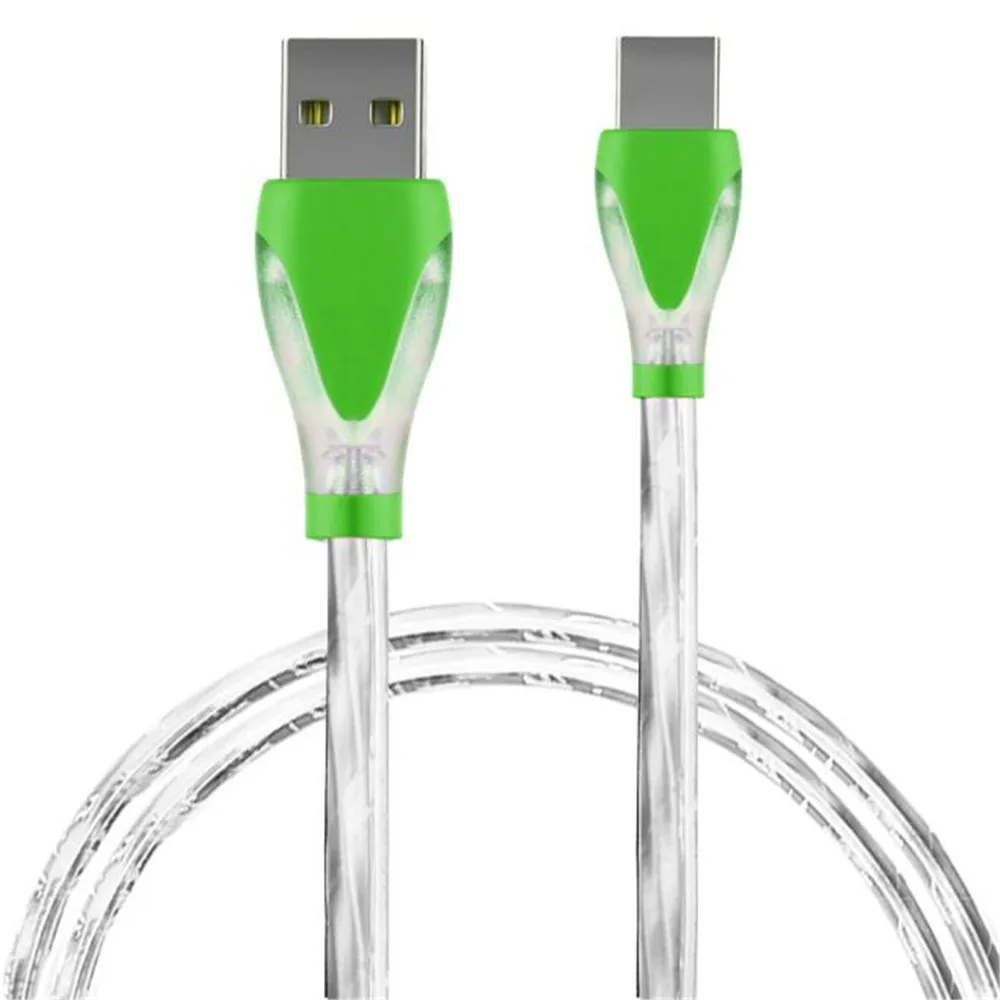 1 м светодиодный Micro USB кабель адаптер зарядное устройство для синхронизации
