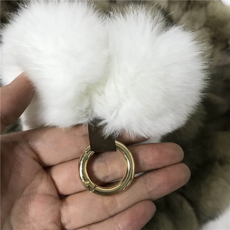 Magicfur 2019 Новый настоящий мех кролика милый белый кролик w игрушка для ресниц