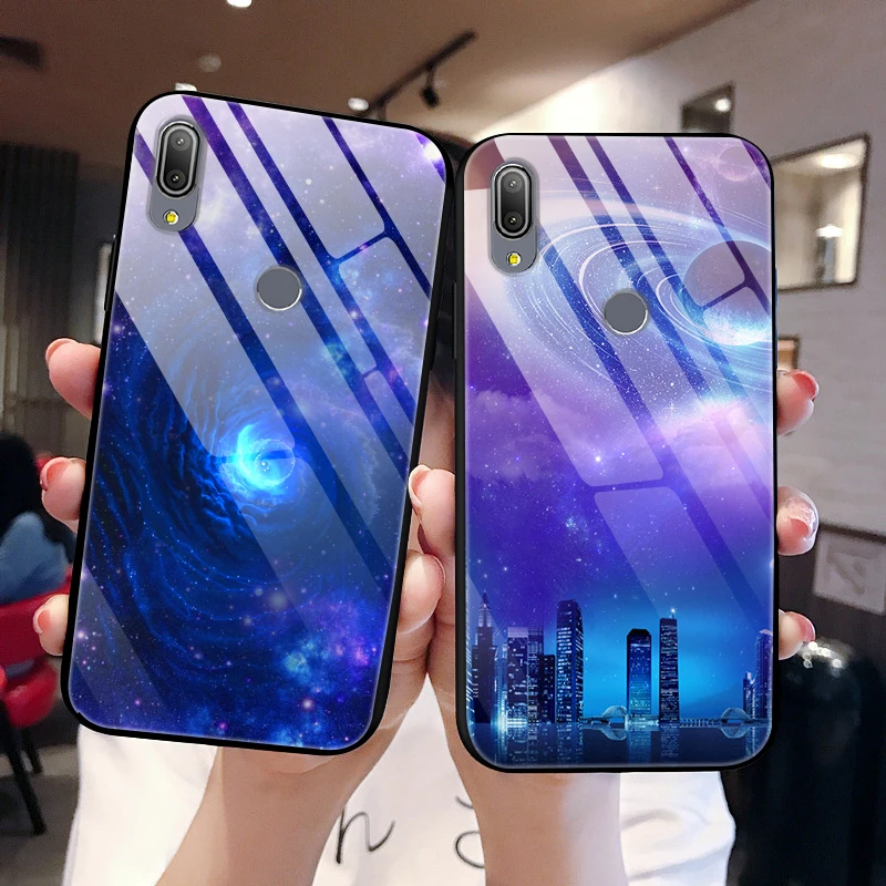 Для ASUS Zenfone Max Pro M1 ZB601KL ZB602KL чехол из закаленного стекла с изображением планеты космос, стеклянный чехол на заднюю панель Для Zenfone Max Pro M1 ZB602K