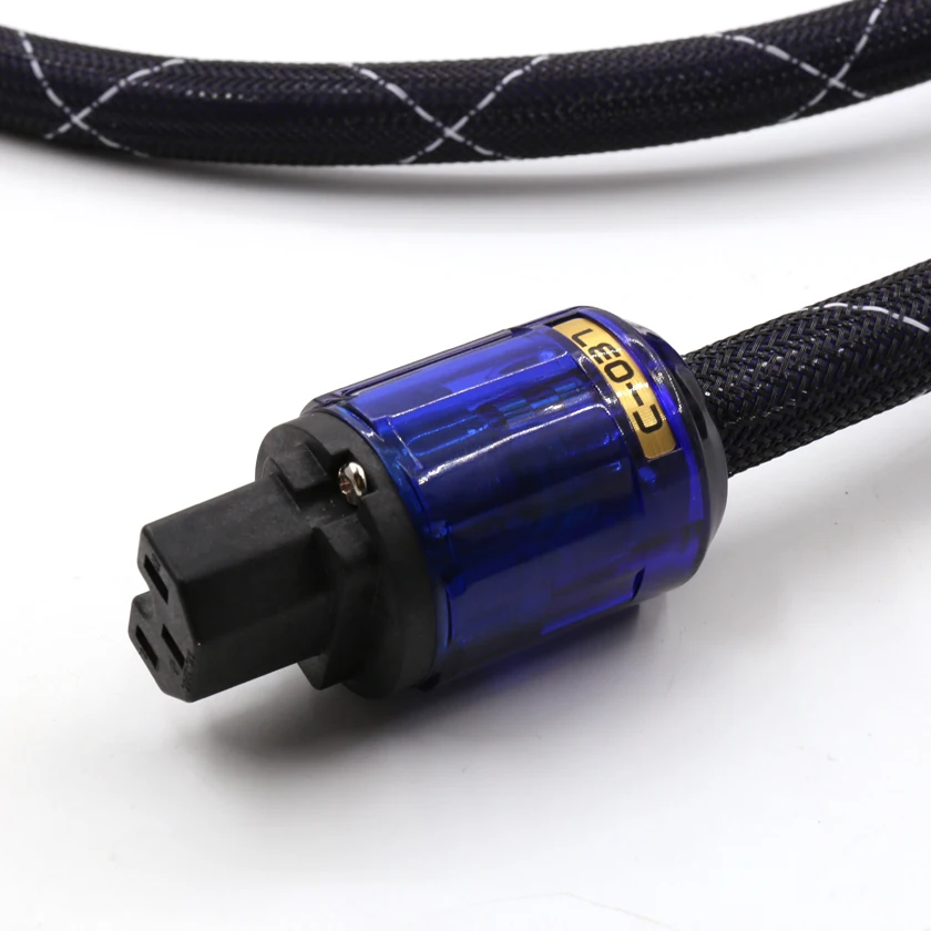 YTER SPX-28 OFC silver plated hifi US version power cable with P-037/C-079 Version plug connectors | Электроника