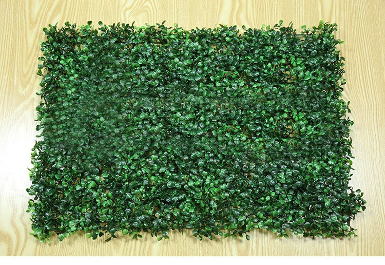 Green milan leaf 16 ''x 24'' искусственные самшита листва хедж стеновые панели для сада домашний декор имитация травы газон ковер газон открытый цветок стены - Цвет: Green milan leaf