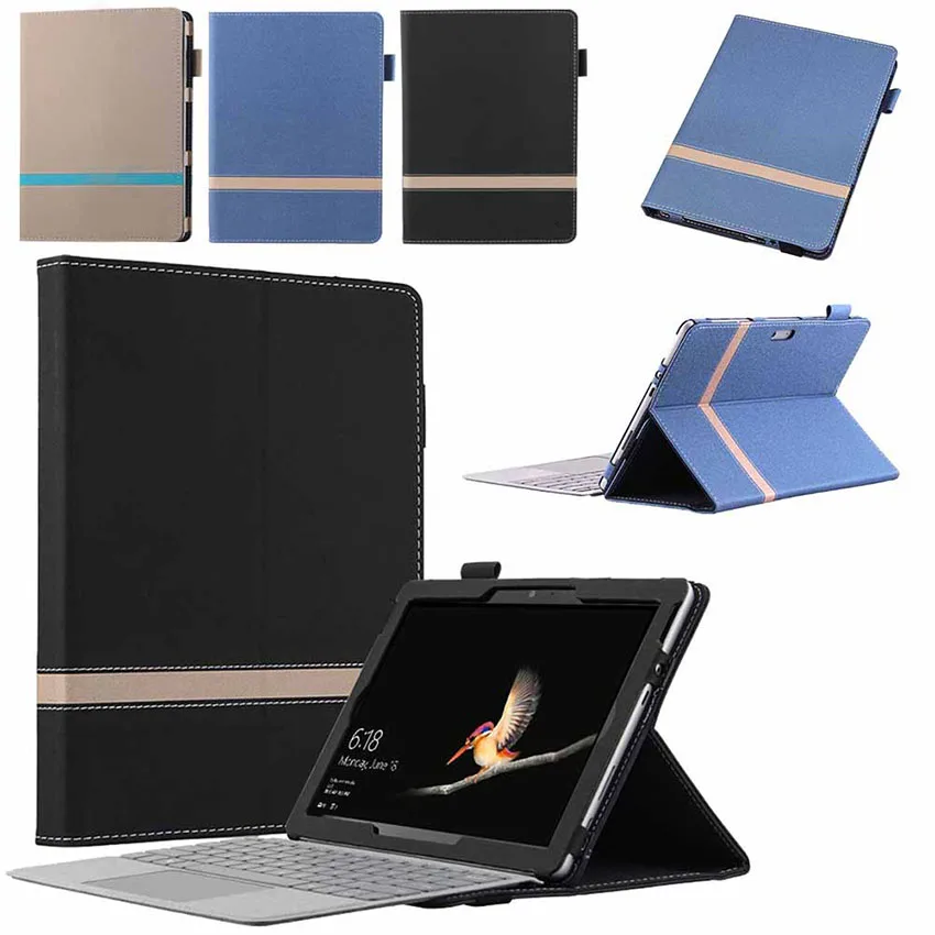 Чехол для Microsoft Surface Go 10 дюймов откидная подставка из искусственной кожи планшета
