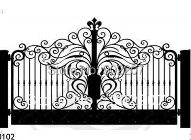 Железные ворота для сада железные садовые продажи декоративные двери|iron gates|iron