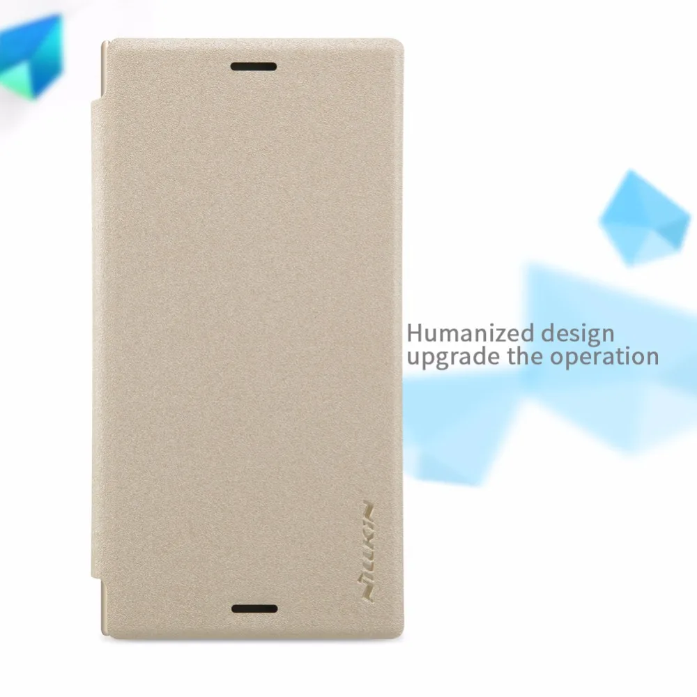 Оригинальный Для sony Xperia XZ1 Compact 4 6 ''чехол NILLKIN APP sparkle flip Обложка на заднюю панель
