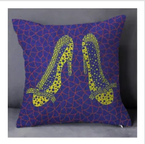 Yayoi Kusama Wave Point queen Тыква Подушка диванная подушка простые современные мягкие игрушки креативный автомобиль подушка под поясницу X1174 - Цвет: 60X60CM