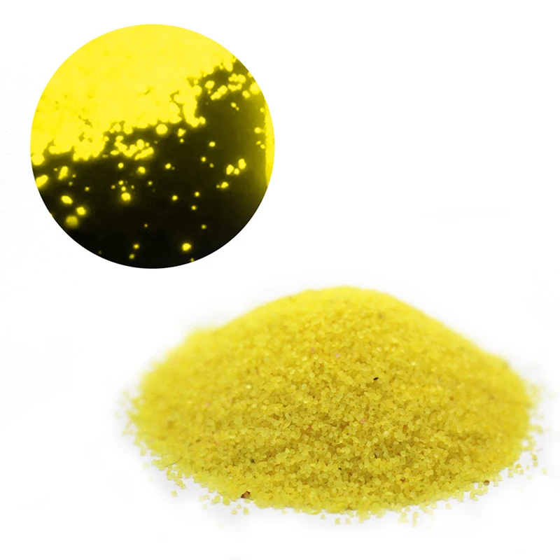 Golden 1 пакет для аквариума, флуоресцентные частицы, сделай сам, фосфоресцирующий песок, вечерние украшения, праздничные принадлежности, гравий, светящийся, светящийся аквариум - Цвет: Golden
