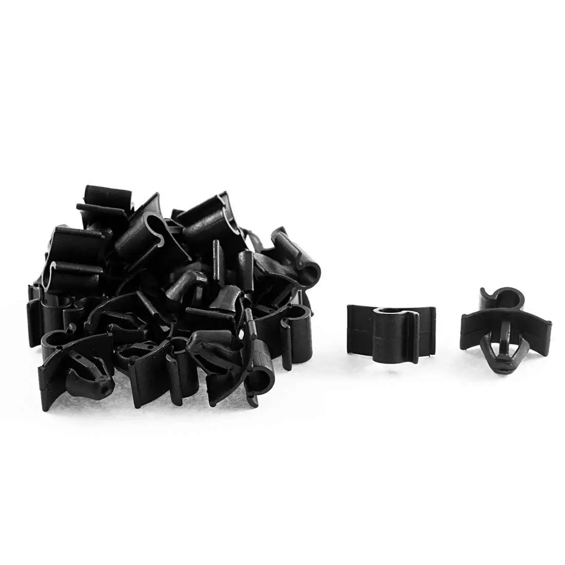

uxcell 22 Pcs Black Plastic Bonnet Prop Support Rod Clips, Pack