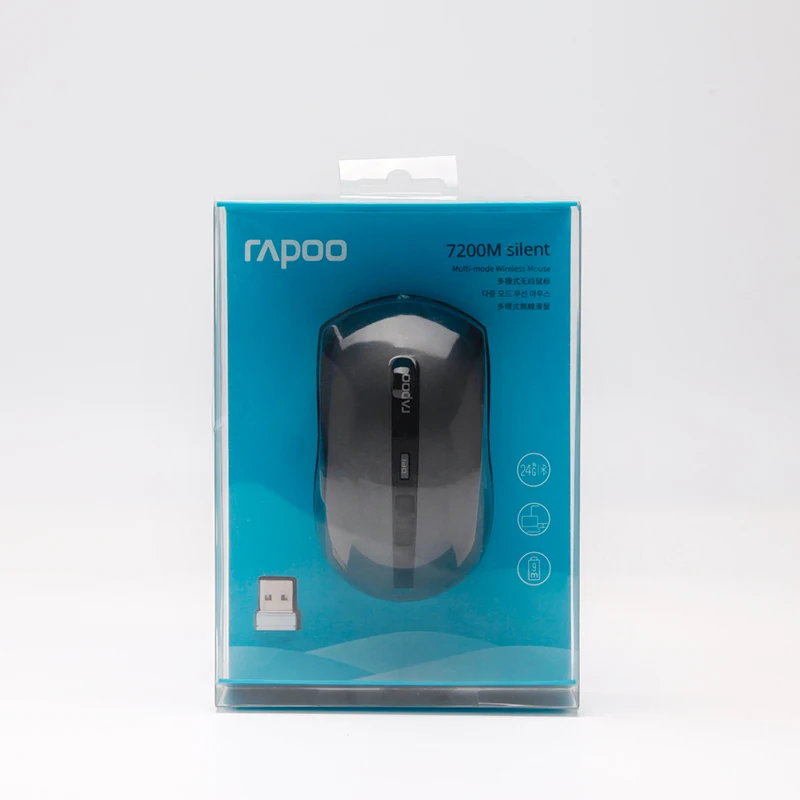 Rapoo 7200 P 5 Г Беспроводная Мышь Эргономичный 6D Программируемый Оптический Двигатель Gaming Mouse для Ноутбуков Настольных Пк и ПК