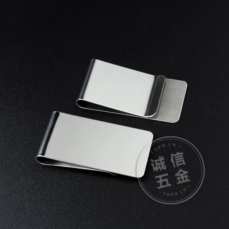 Нержавеющая стальной зажим для денег металл бизнес кредитной карты кошелек