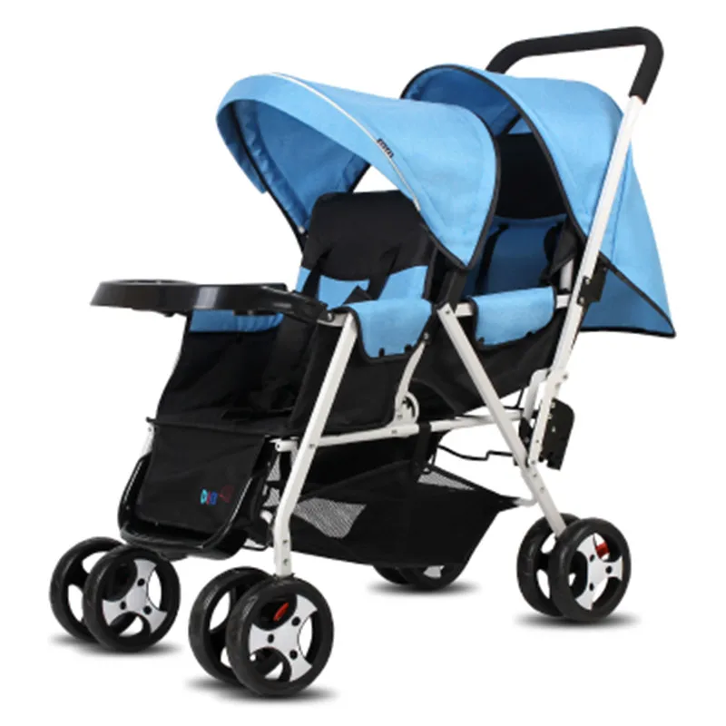 

twin stroller Portable Folding Twins baby carriages baby carriages second artifacts