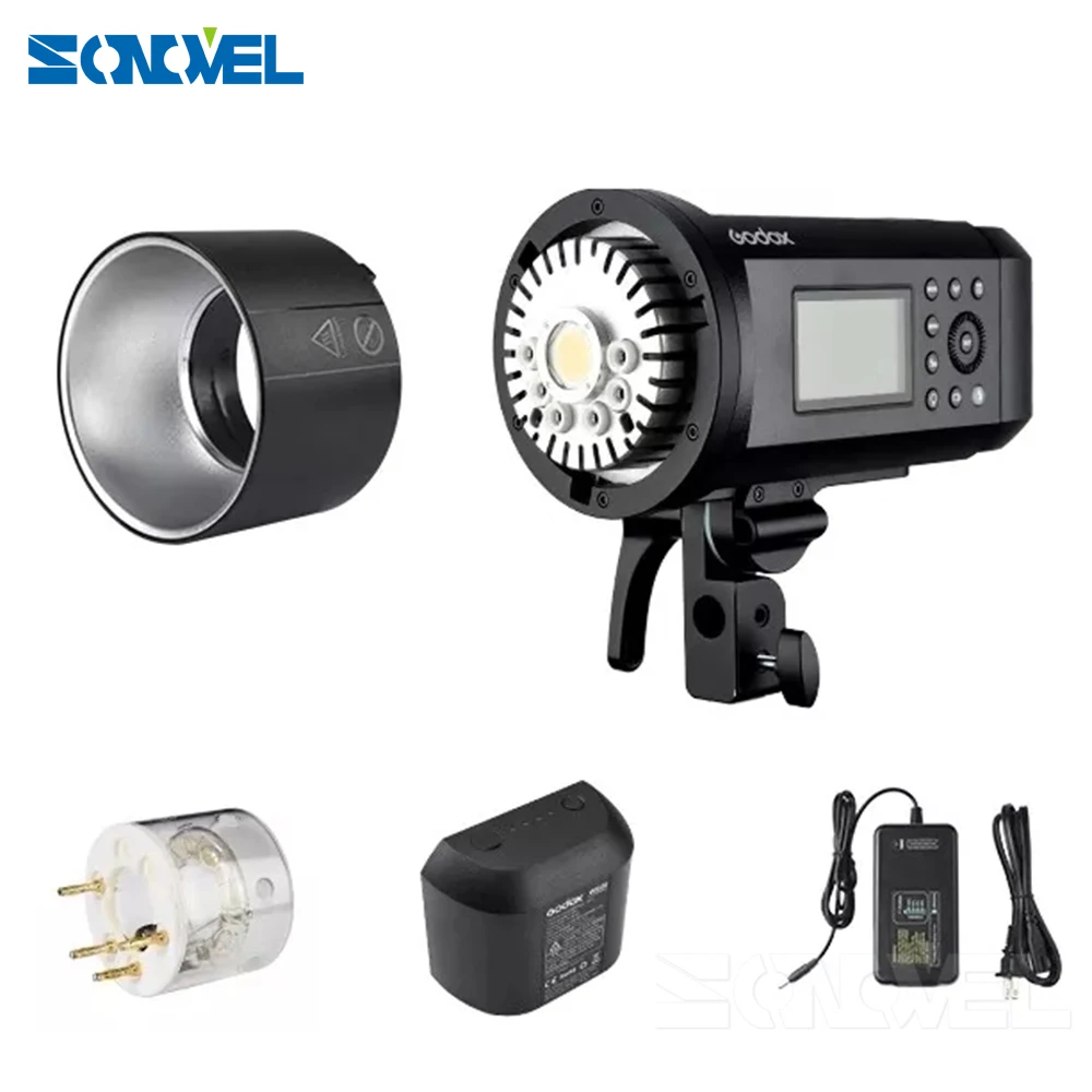 Внешняя вспышка Godox AD600Pro 600Ws TTL HSS AD600 Pro литий-ионный аккумулятор со встроенной