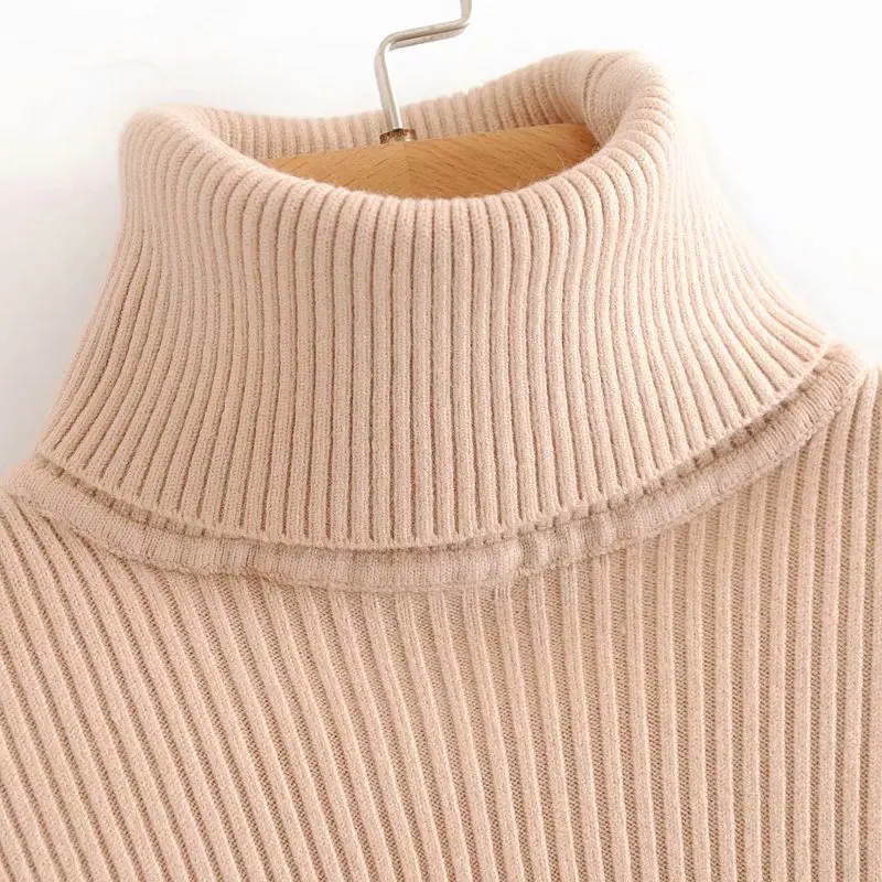 GOPLUS Thick Warm Women Turtleneck Sweater 2019 Autumn Winter Knit Basic Sweaters And Pullover High Elastic Female | Женская одежда