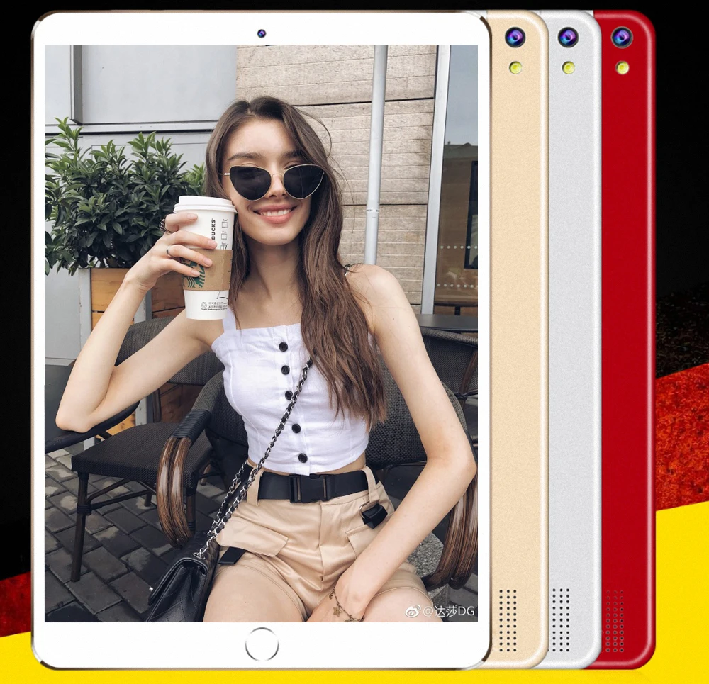 BDF 10 дюймовый планшетный ПК 2 ГБ/32 ГБ Android 9 0 IPS 1280*800 Восьмиядерный планшет телефон 4G