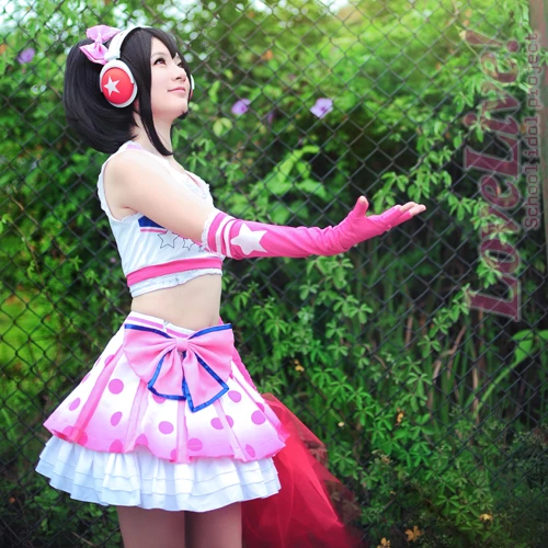 Женский костюм болельщика Yazawa Nico для косплея на Хэллоуин|cosplay sexy costumes|cosplay costume for