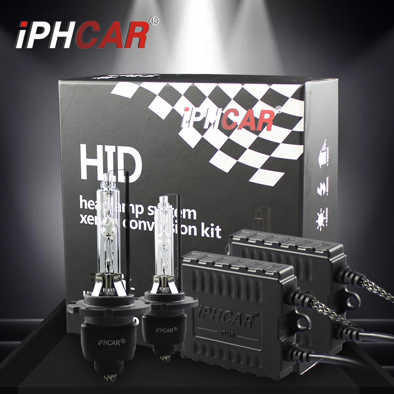 Бесплатная доставка IPHCAR Hid фары ксенон тонкий конверсионный комплект H1 H3 H7 H8 H9 H11