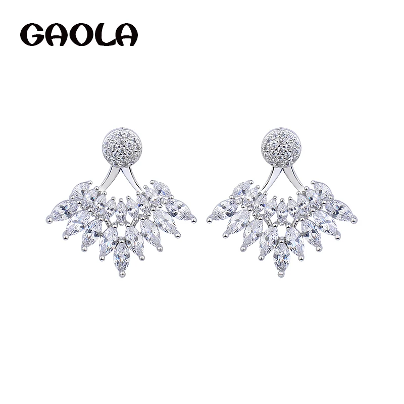 GAOLA модные украшения Классическая бриллиант для женщин GLE6227Y|cubic zirconia stud earrings|fashion