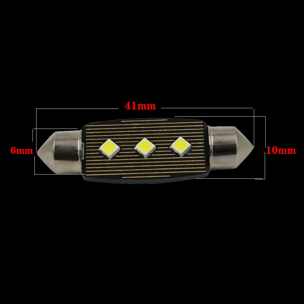 YSY 100X супер яркий 31 мм 36 39 41 C5W C10W 3030 LED CANBUS автомобильный Festoon свет авто Интерьер