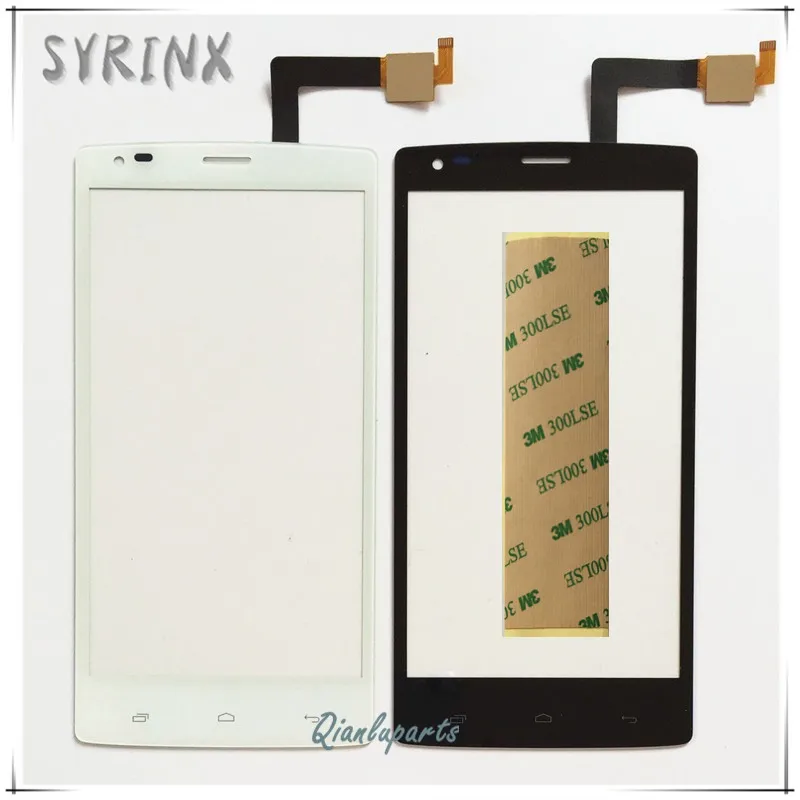 Сенсорный экран Syrinx с лентой передняя стеклянная панель для Fly iq 4505 iq4505 quad era life 7