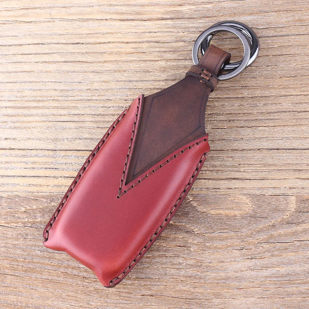 Dandkey Leather Car Key Case 2 Buttons For Suzuki SX4 Grand Vitara Swift Remote Cover Keychain | Автомобили и мотоциклы
