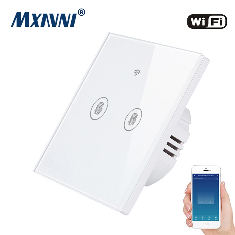 MXAVNI WI FI Smart Touch переключатель приложение Беспроводной удаленного настенный