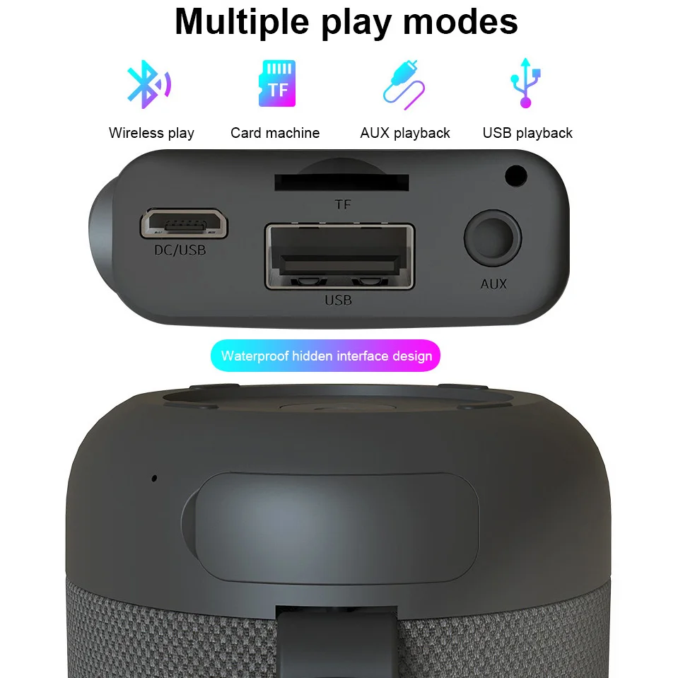 Портативный динамик беспроводные Bluetooth колонки саундбар Спорт на открытом