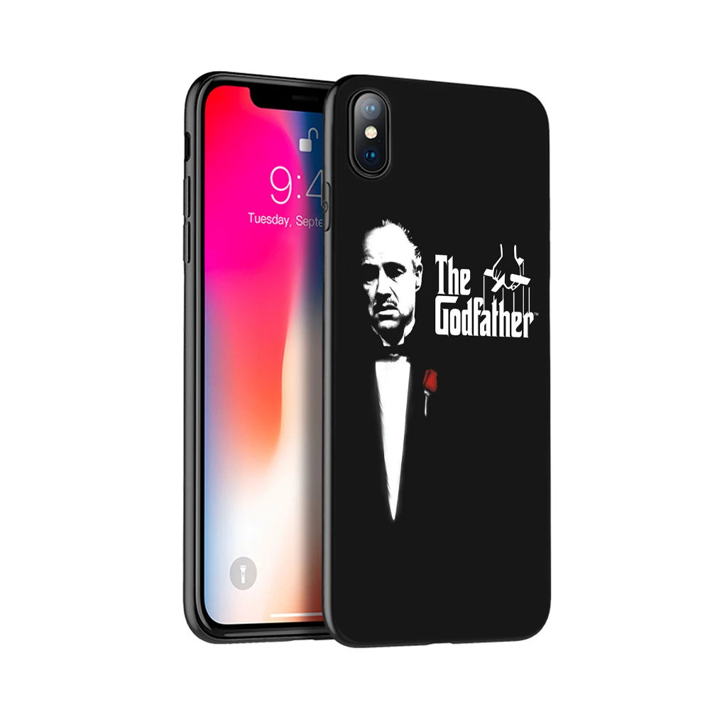 Черный чехол из термопластичного полиуретана для iphone 5 5s SE 2020 6 6s 7 8 plus x 10