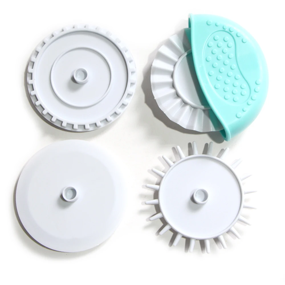 4 шт. Набор роликов для тиснения помадной ленты резак выпечки Sugarcraft пластиковые