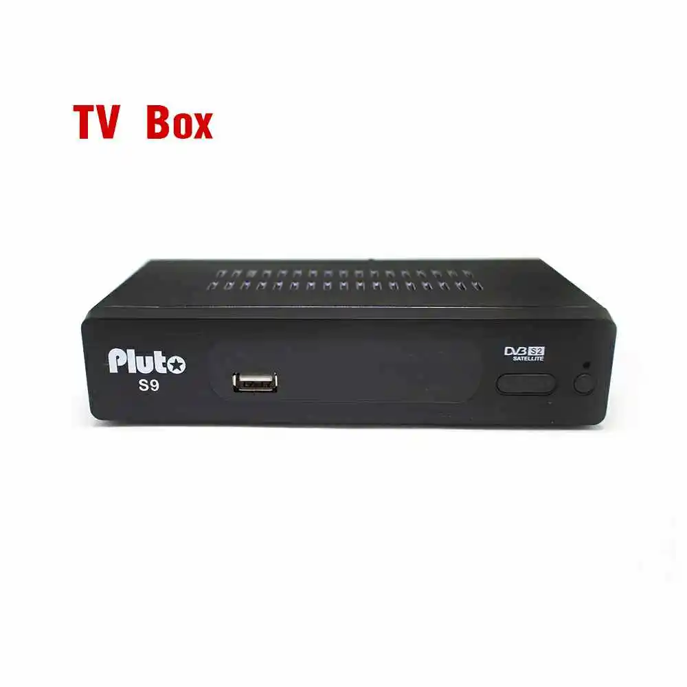 Горячая DVB S2 Pluto S9 цифровой спутниковый ресивер Встроенный wifi Full HD Поддержка 3g FTA H.264+ HEVC IPTV Youtube Cccam бесплатно - Цвет: ONLY TV BOX
