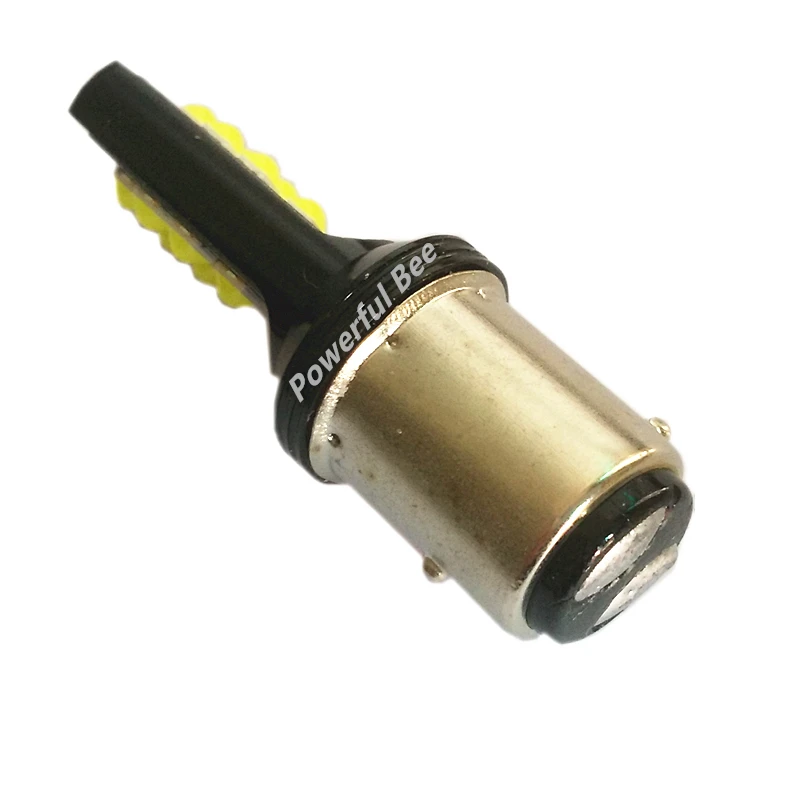 2x1157/BAY15D 3030SMD 24 Вт мощность холодный белый золотой желтый 1200 лм автомобильные