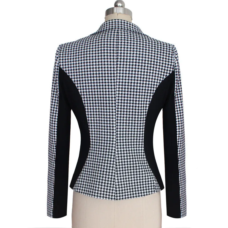 Новое поступление 2018 Женский блейзер с длинными рукавами вырезами костюмы