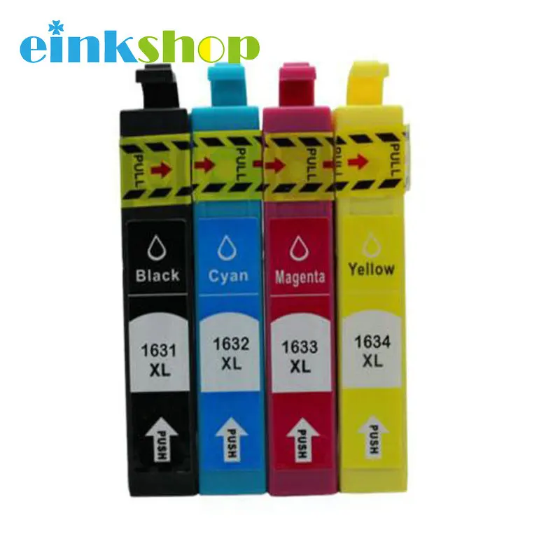 Einkshop 4PK 16 16XL Совместимый картридж для принтера Epson WorkForce 2010 2510 2520 2530 2540 2750 2760 T1631-T1634